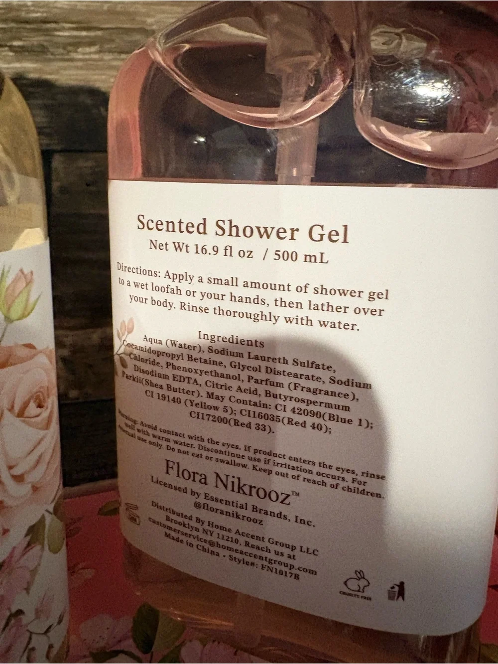 Flora Nikrooz Shower Gel & Hand Soap Duo Gift Set - Rose Garden